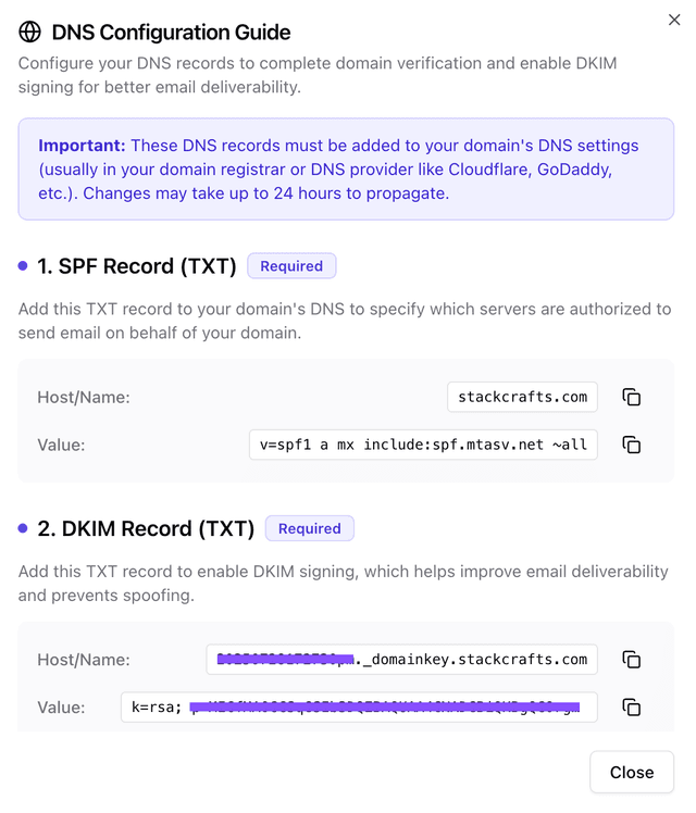 DNS Records